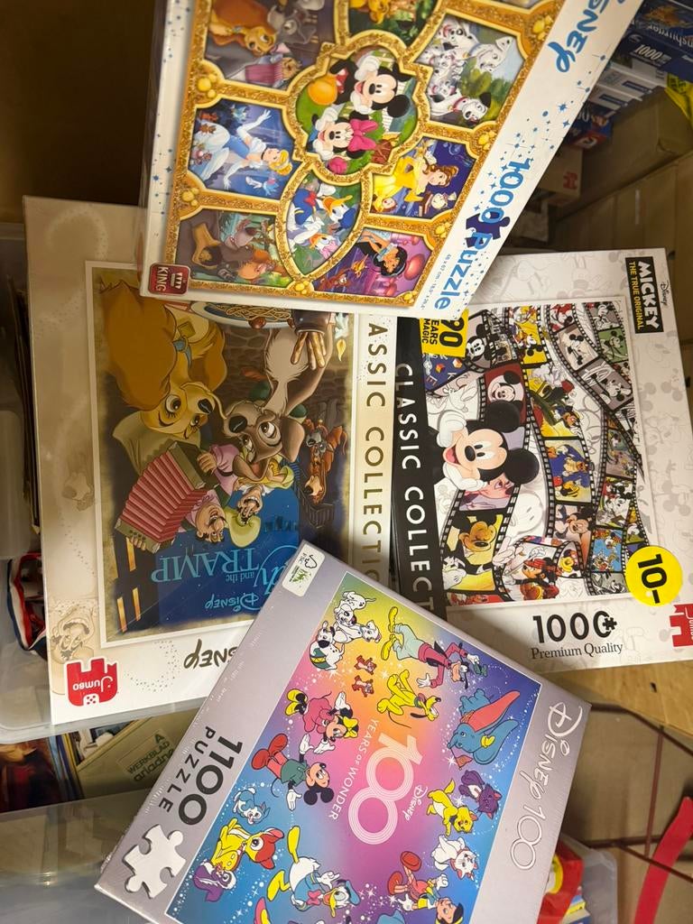 Dysney puzzels diverse nieuw, Ophalen of Verzenden, 500 t/m 1500 stukjes, Nieuw