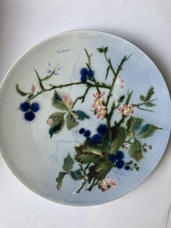 Groot Chinees wandbord met bloesemmotief 40 cm, Ophalen of Verzenden