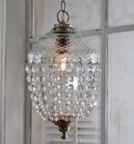 Loberon Hanglamp Caupenne met Kristallen Prisma's, Gebruikt, Ophalen of Verzenden, Glas, Minder dan 50 cm