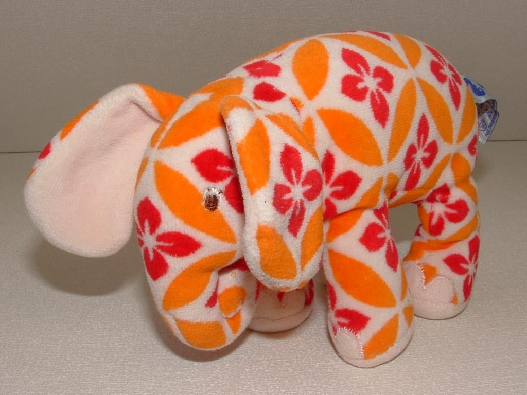 HAPPY HORSE OLIFANT OMAR NR1 VELOURS WIT MET ORAN, Ophalen of Verzenden, Nieuw, Overige typen