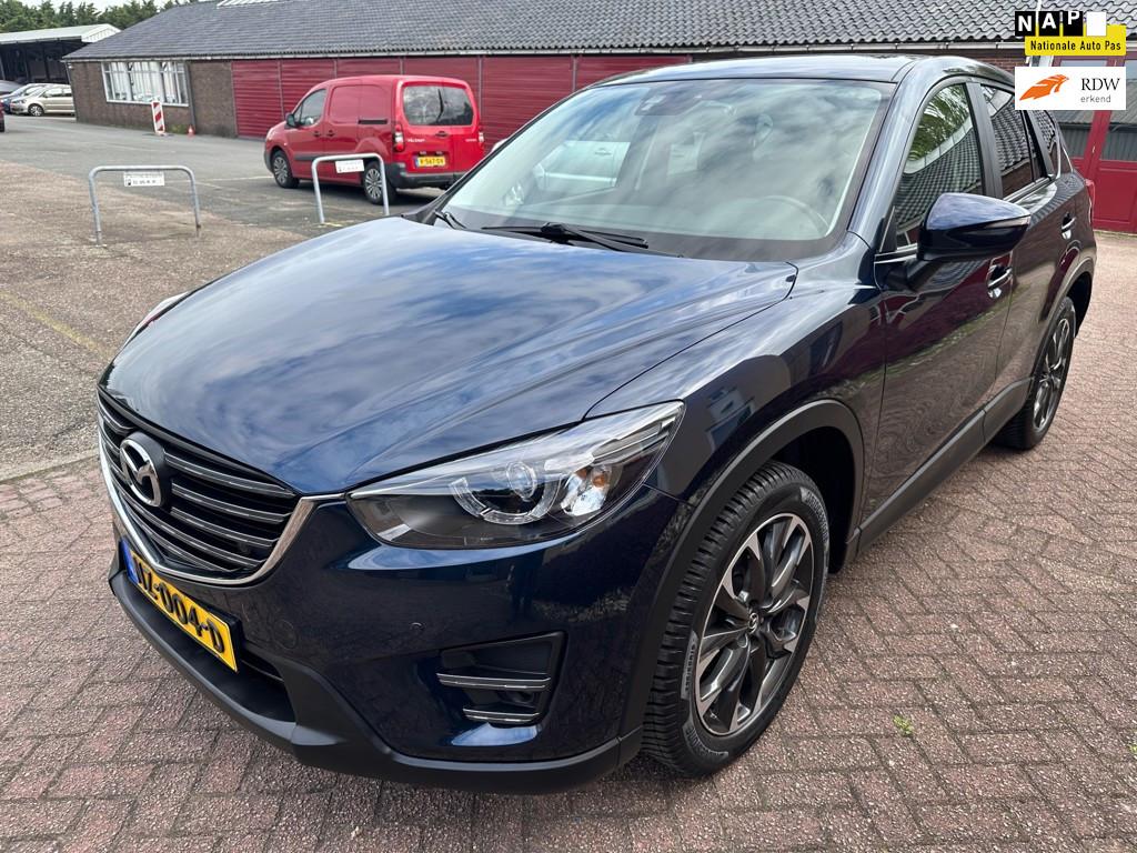 Mazda CX-5 2.0 SkyActiv-G 165 GT-M Line 2WD NAVI NAP AUTOMAA, Auto's, Mazda, 1998 cc, 4 cilinders, 700 kg, Blauw