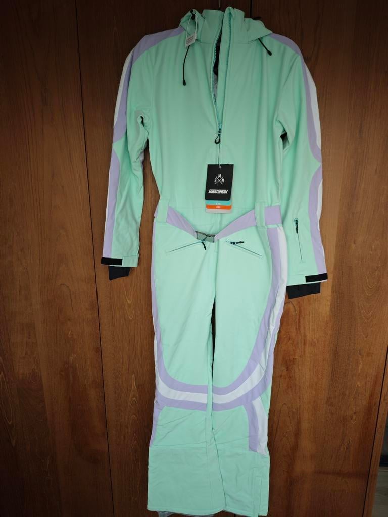 Dames XL superb muntgroen Gsou Snow Skipak, jumpsuit, Sport en Fitness, Overige merken, 160 tot 180 cm, Nieuw, Ophalen of Verzenden