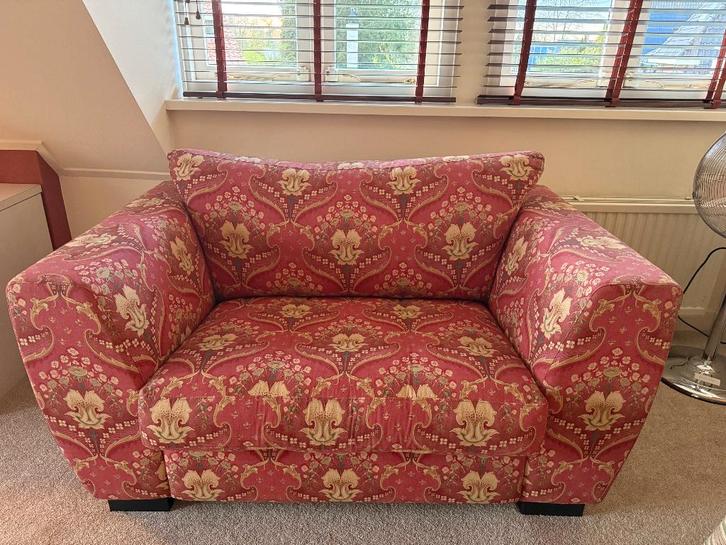 Bank, Huis en Inrichting, Banken | Bankstellen, Zo goed als nieuw, Rechte bank, Tweepersoons, 150 tot 200 cm, 75 tot 100 cm, Stof