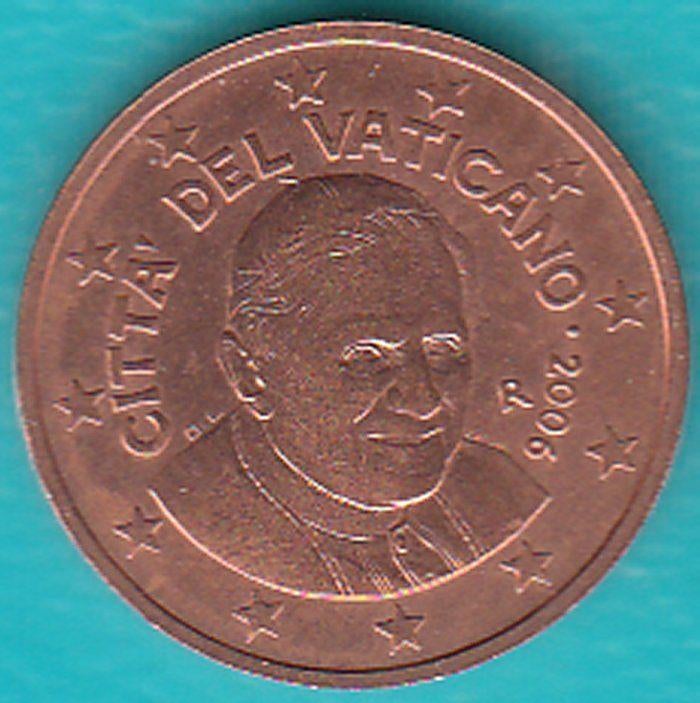 Vaticaan 2 eurocent Benedictus XVI uit 2006 BU kwaliteit, Postzegels en Munten, Munten | Europa | Euromunten, Ophalen of Verzenden