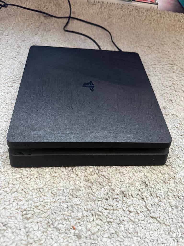 PlayStation 4 Slim 500GB met headset en muis ZSM WEG, 500 GB, Ophalen of Verzenden, Zo goed als nieuw, Met 1 controller