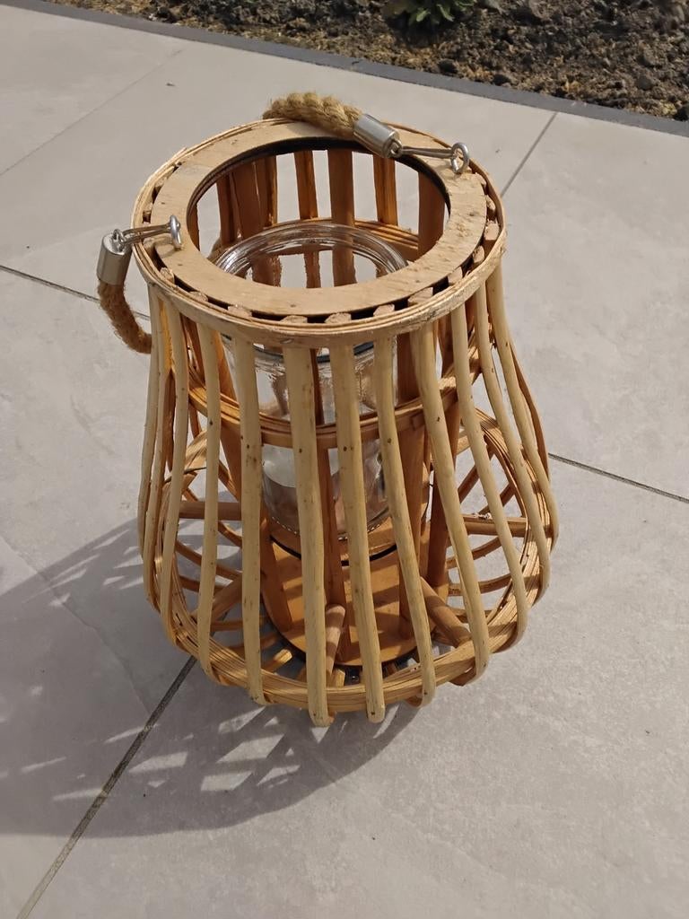 Houten windlicht, Huis en Inrichting, Ophalen