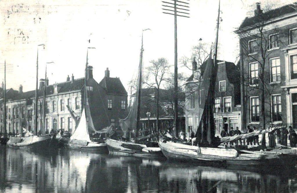 SCHIEDAM Lange Haven Vismarkt, Ophalen of Verzenden, 1980 tot heden, Gelopen, Zuid-Holland