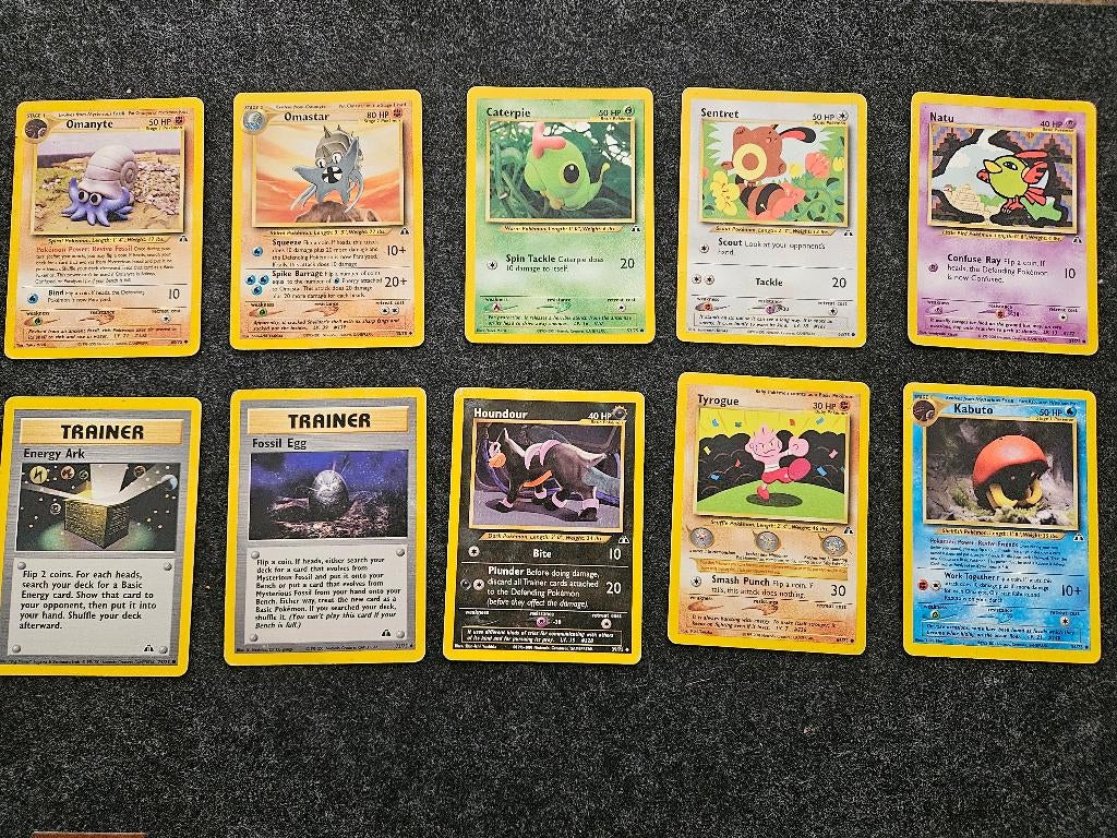 Pokemon Neo Discovery Commons, Ophalen of Verzenden, Gebruikt, Meerdere kaarten