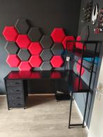 Hoek bureau met led verlichting te koop., Ophalen