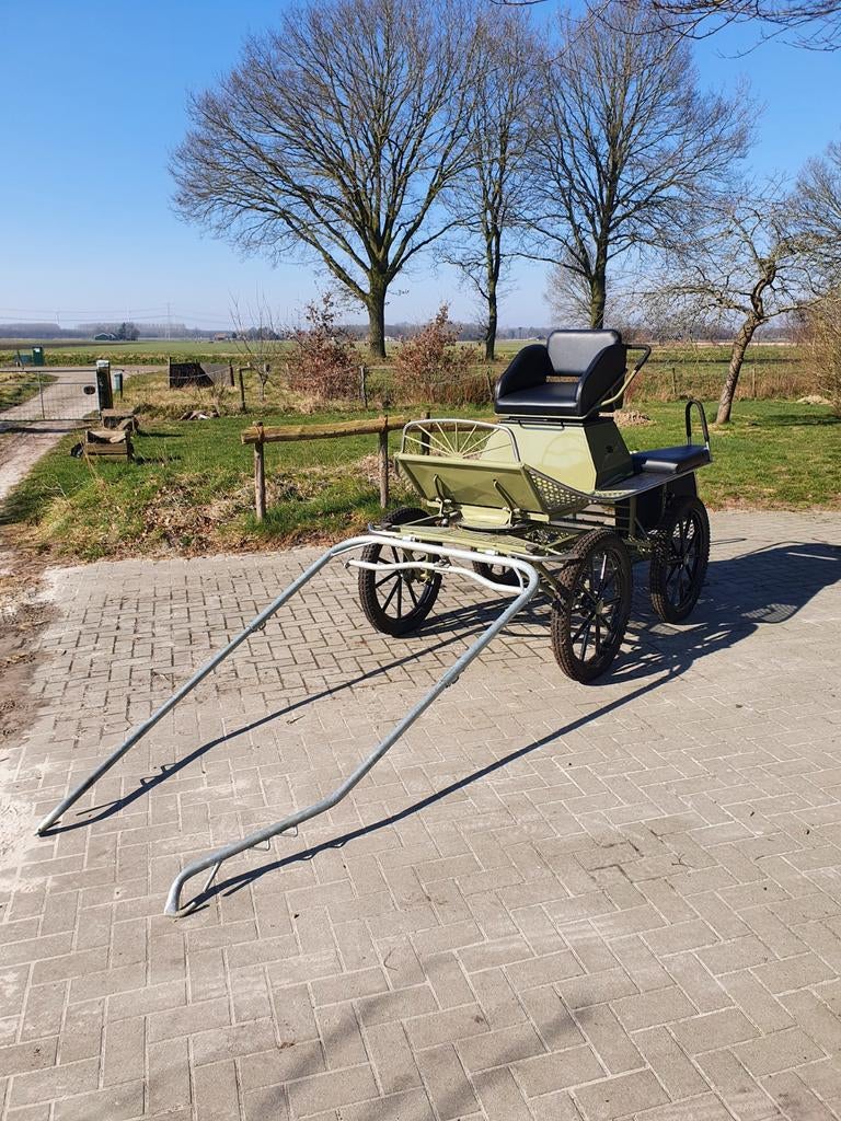 Laatste kans: Unieke Hans van der Mee Marathonwagen Menwagen, Dieren en Toebehoren, Rijtuigen en Koetsen, Zo goed als nieuw, Marathonwagen