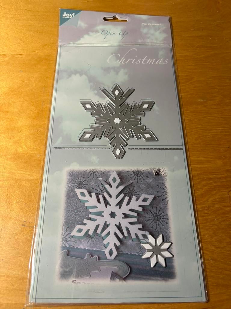 Snijmal joy pop - up sneeuwvlok, Ophalen of Verzenden, Zo goed als nieuw, Overige thema's, Pons of Mal