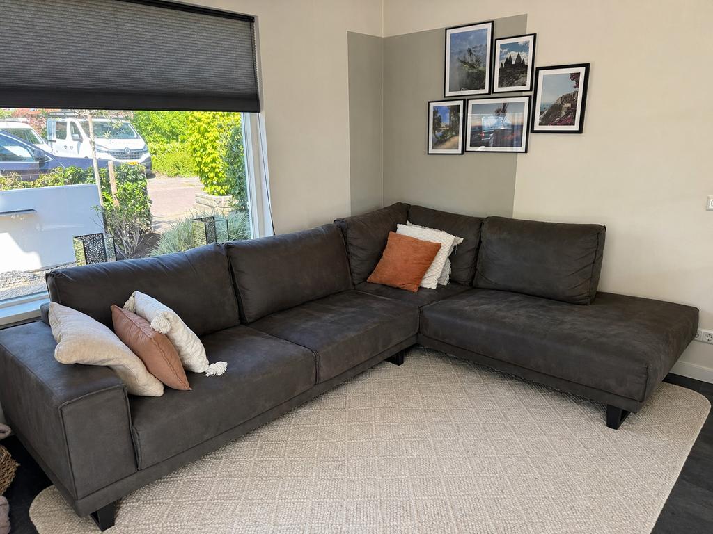 Hoekbank (220 x 295), Huis en Inrichting, Banken | Bankstellen, 250 tot 300 cm, Gebruikt, 100 tot 125 cm, Hoekbank