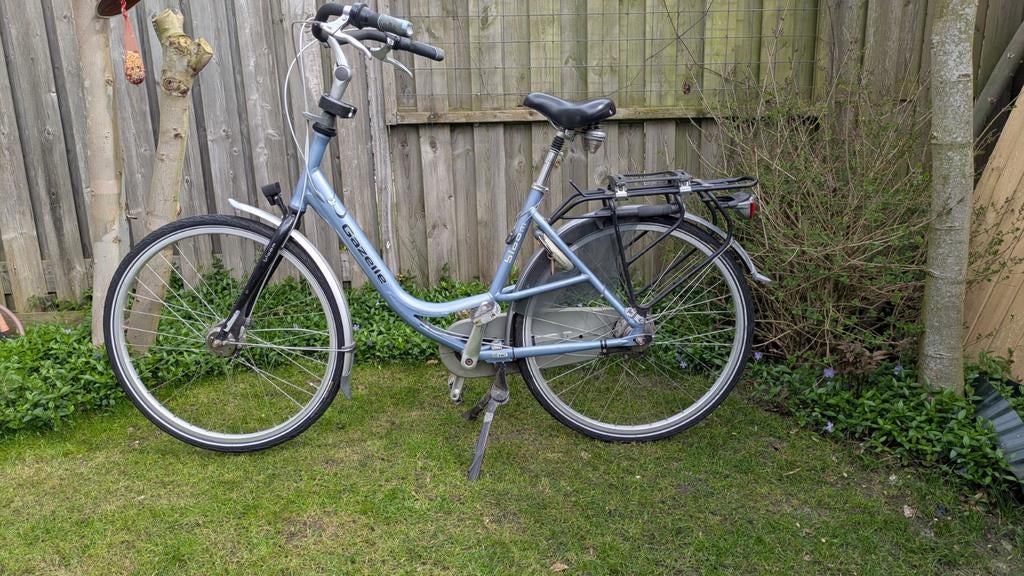 Gazelle Bloom moederfiets, Fietsen en Brommers, Fietsen | Dames | Moederfietsen, 2 zitjes, Versnellingen, Ophalen of Verzenden