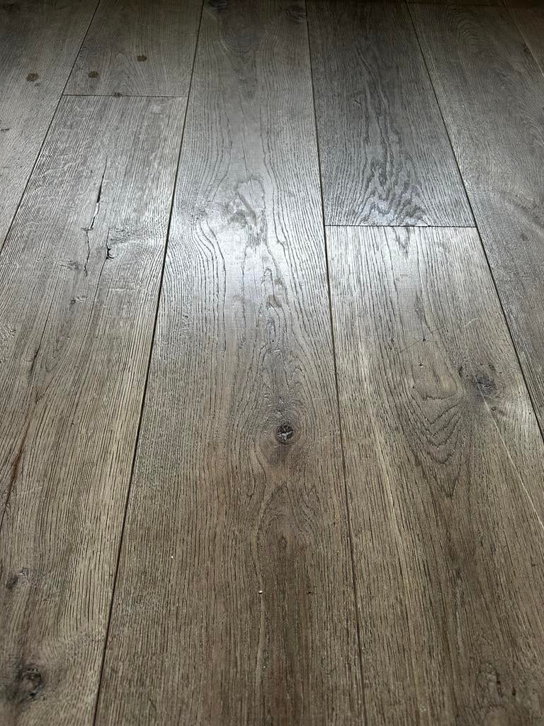 Parketvloer eiken +/- 45m2, Gebruikt, Bruin, 25 tot 50 m², Ophalen