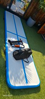 AIRTRACK 4mtr X 1mtr X 10 cm, Sport en Fitness, Materiaal, Wit, Ophalen of Verzenden, Zo goed als nieuw