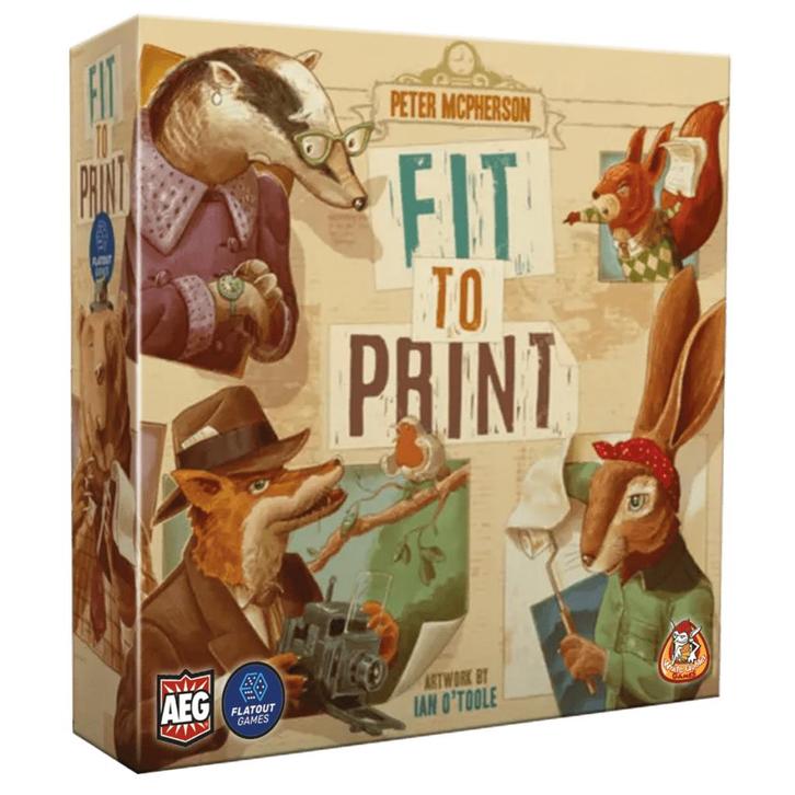 Fit to Print White Goblin Games Bordspel Nieuw, Hobby en Vrije tijd, Gezelschapsspellen | Bordspellen, Nieuw, Een of twee spelers