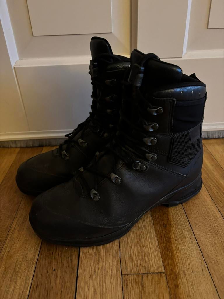 Haix Mondo gevechtslaars maat 43 zwart legerkisten kistjes, Ophalen of Verzenden, Gebruikt, Schoenen