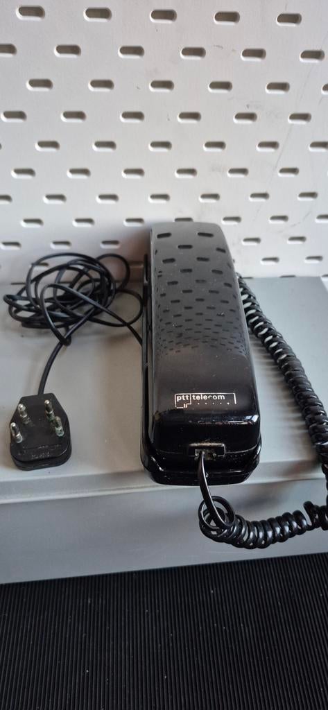 Vintage PTT Telecom Telefoon Zwart - Ophalen/Verzenden, Ophalen, Gebruikt