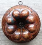 Om 1900 GROTE Rood Koper Bakvorm Tulband Cakevorm Bakker, Antiek en Kunst, Antiek | Koper en Brons, Ophalen of Verzenden, Koper