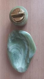 Asbak en aansteker marmer onyx, Verzamelen, Ophalen of Verzenden