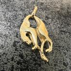 14k gouden panter kettinghanger massieve hanger, Ophalen of Verzenden, Nieuw, Goud
