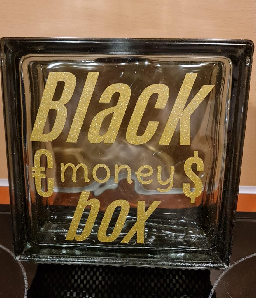 Glazen bouwsteen spaarpot, Verzamelen, Ophalen of Verzenden, Nieuw, Gebruiksvoorwerp