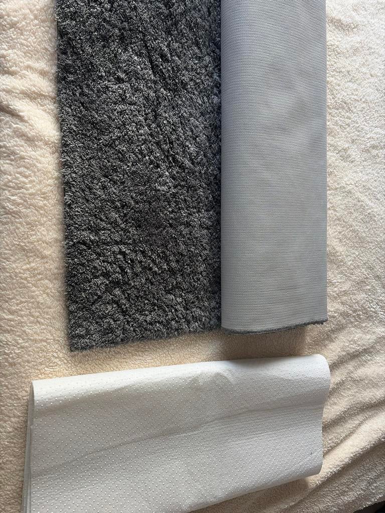 Grijs kleed IKEA LINDNKUD 80x150 cm, Huis en Inrichting, Stoffering | Tapijten en Kleden, 100 tot 150 cm, Verzenden, 50 tot 100 cm