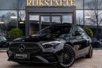 Mercedes A-klasse A250e AMG Line|PANO|BURMESTER|360°|ACC|19, Auto's, Gebruikt, Zwart, Bedrijf, Hybride Elektrisch/Benzine