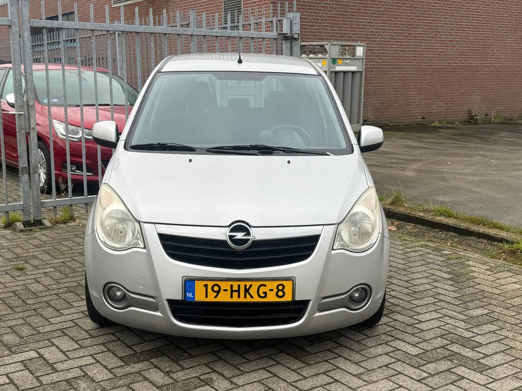 Opel Agila 1.2 Enjoy AUTOMAAT! 1e eigenaar l NL AUTO NAP l A, 4 cilinders, Origineel Nederlands, Bedrijf, Zilver of Grijs