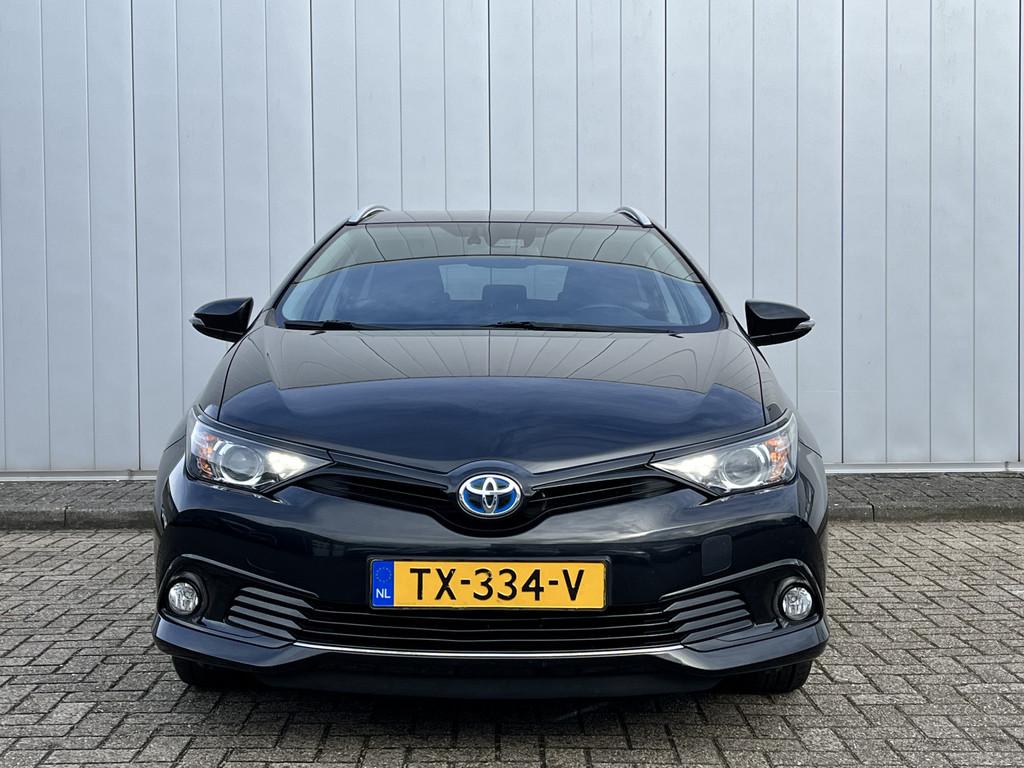 Toyota Auris Touring Sports 1.8 Hybrid Dynamic Dealer Onderh, Auto's, Toyota, 12 maanden, Stof, Gebruikt, Zwart