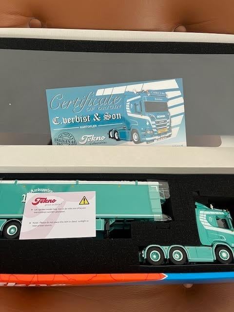 Tekno, Scania NG R650, fa. C. Verbist & Son, Hobby en Vrije tijd, Modelauto's | 1:50, Ophalen of Verzenden, Nieuw, Bus of Vrachtwagen