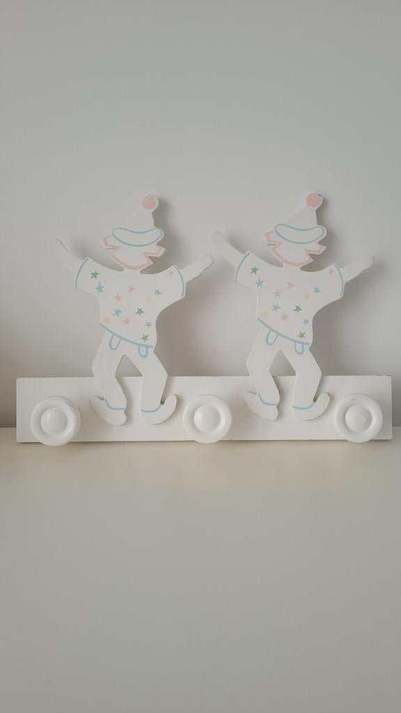 Wit houten kinderkapstok, Ophalen of Verzenden, Zo goed als nieuw, Wanddecoratie