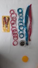 Ruim 70 hair extensions inclusief bevestigingsringen en trek, Ophalen of Verzenden, Nieuw, Roze, Overige typen