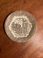 EIT England diepe kom 19 cm x 3,8 cm bruin perfecte, Antiek en Kunst, Antiek | Servies los, Ophalen of Verzenden