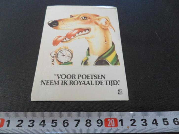 sticker elmex tandpasta strip hond neem de tijd voor poetsen, Verzamelen, Stickers, Zo goed als nieuw, Ophalen