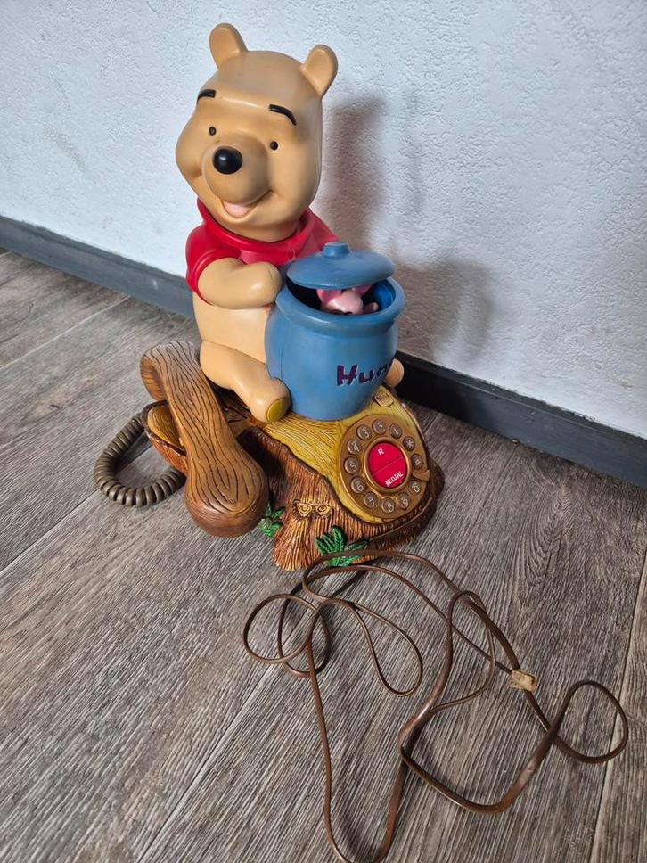 Vintage Winnie the Pooh telefoon, Verzamelen, Disney, Gebruikt, Overige typen, Winnie de Poeh of vrienden, Ophalen of Verzenden