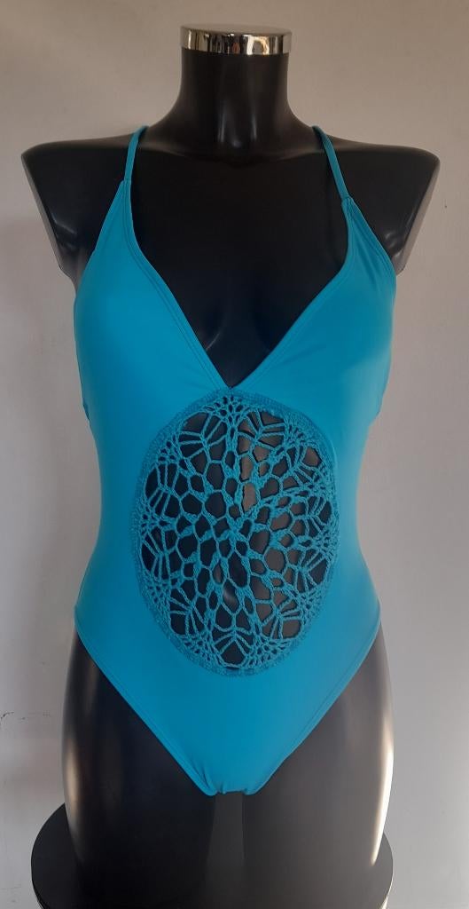 Badpak, Kleding | Dames, Badmode en Zwemkleding, Ophalen of Verzenden, Nieuw, Blauw, Badpak