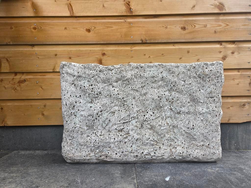 Zware grijze bloembak, Ophalen, Gebruikt, Binnen, 60 tot 100 cm