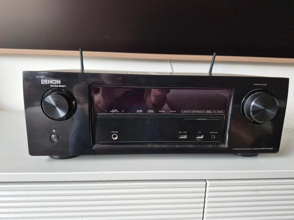 Denon 7.2 4K receiver met WiFi en Bluetooth, Audio, Tv en Foto, Versterkers en Receivers, Ophalen, Denon, Zo goed als nieuw, 120 watt of meer