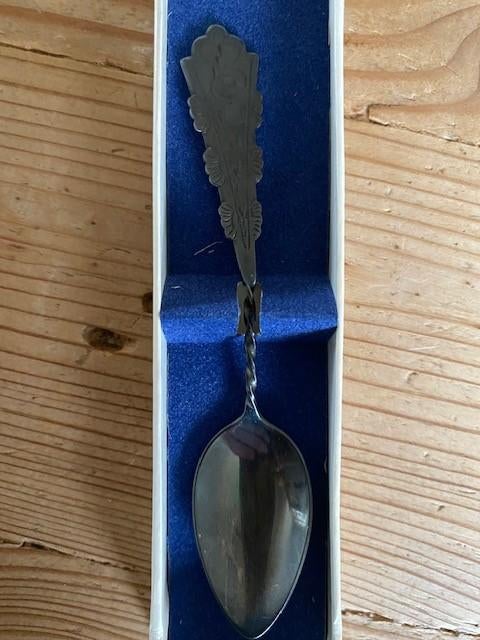 Antieke theelepel, Antiek en Kunst, Ophalen of Verzenden