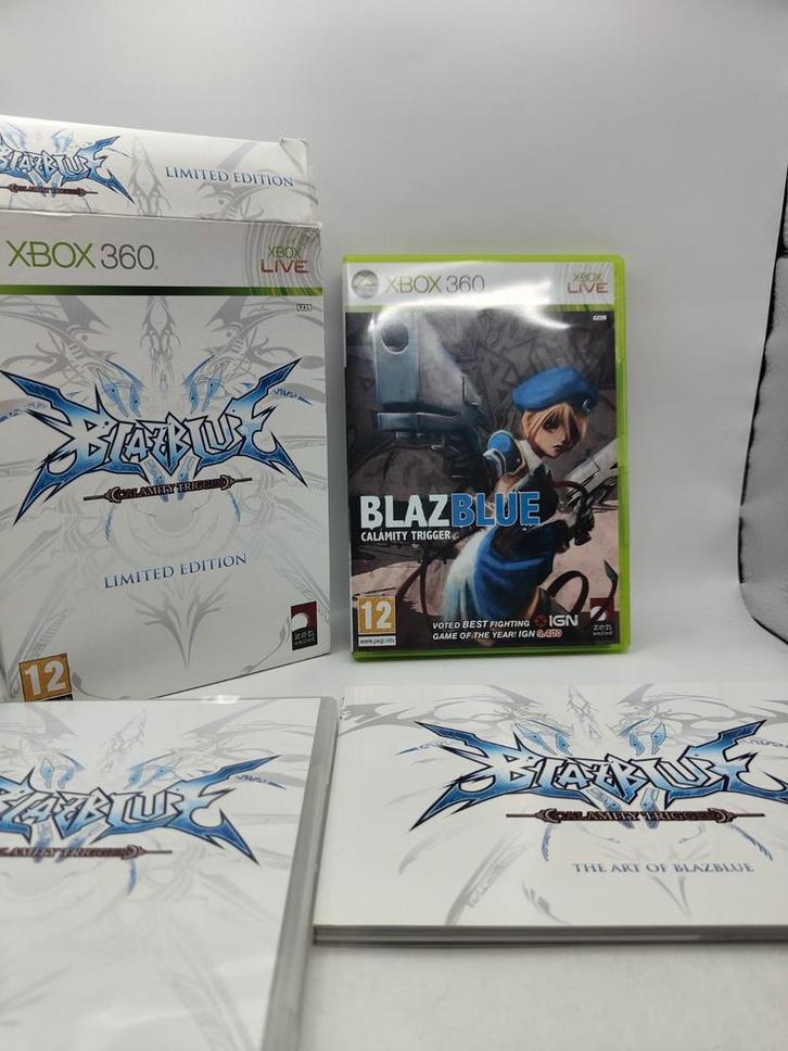 BlazBlue Calamity Trigger Limited Edition Xbox 360, Spelcomputers en Games, Games | Xbox 360, Zo goed als nieuw, Avontuur en Actie