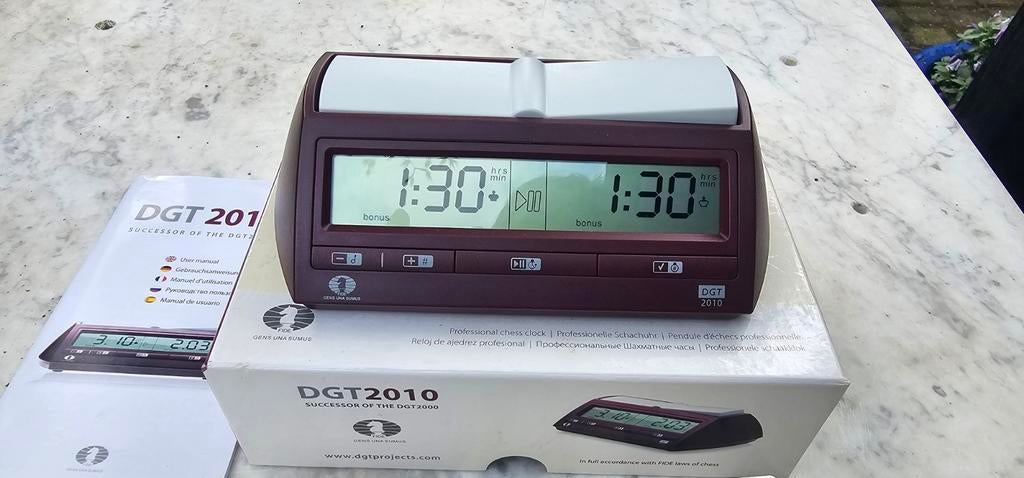 DGT schaakklok. Professioneel., Ophalen of Verzenden, Nieuw