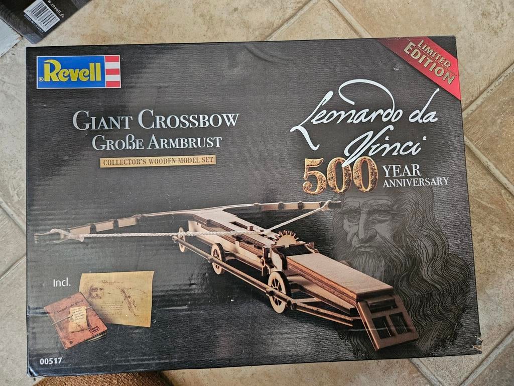 Revell Leonardo da Vinci Giant Crossbow modelbouw, Hobby en Vrije tijd, Ophalen of Verzenden