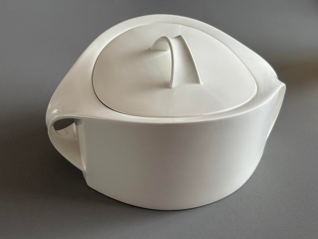 Villeroy & Boch Alba porseleinen dekschaal 2,2 l, Ophalen of Verzenden, Effen, Porselein, Schaal of Schalen