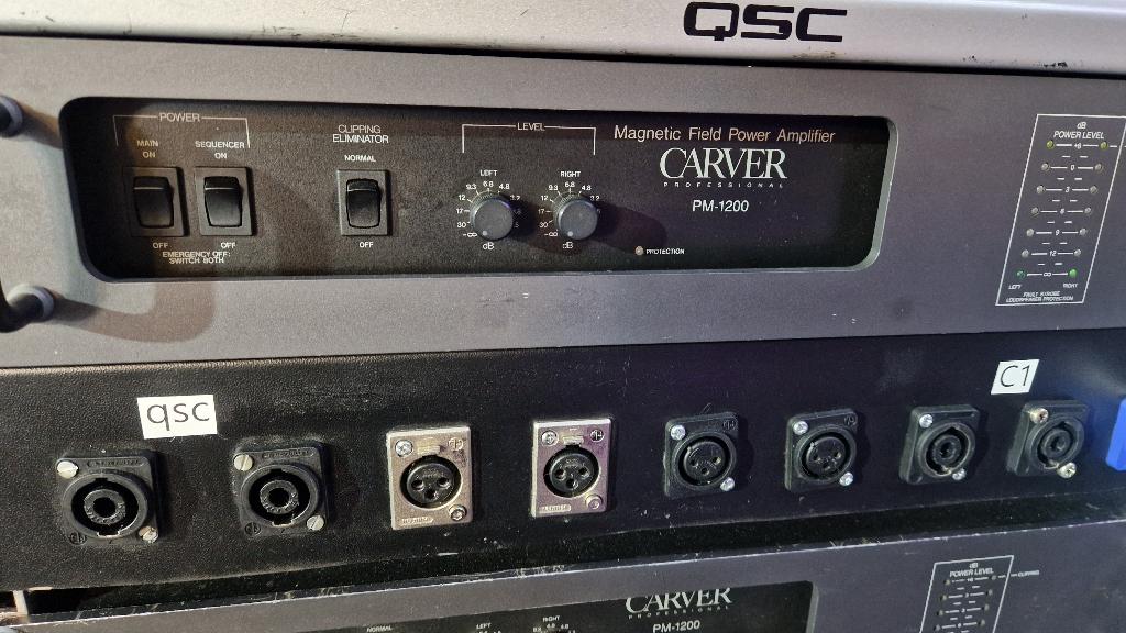 Carver pm1200 eindversterkers, Ophalen, Gebruikt, Minder dan 500 watt, P.A.