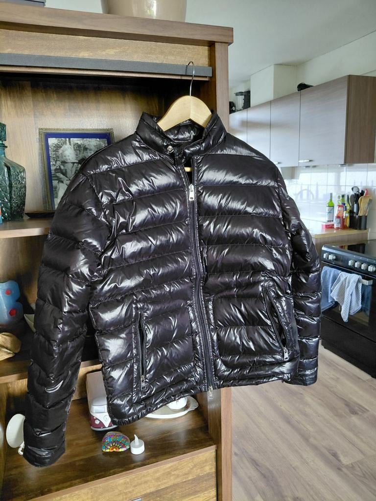 Moncler Jack - Zo goed als nieuw, Ophalen, Moncler, Zwart, Overige maten