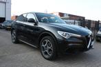 Alfa Romeo Stelvio 2.0 T AWD Q4 200PK Leer Navi Trekhaak Key, Automaat, Zwart, 4 cilinders, Zwart