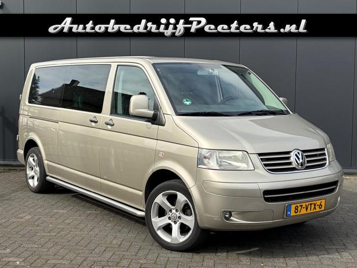 Volkswagen TRANSPORTER 2.5 TDI DSG D.C. L2H1 MARGE Leder Cam, Auto's, Bestelauto's, Bedrijf, ABS, Airbags, Airconditioning, Android Auto