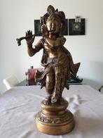 groot bronzen boeddha beeld krishna, Ophalen of Verzenden