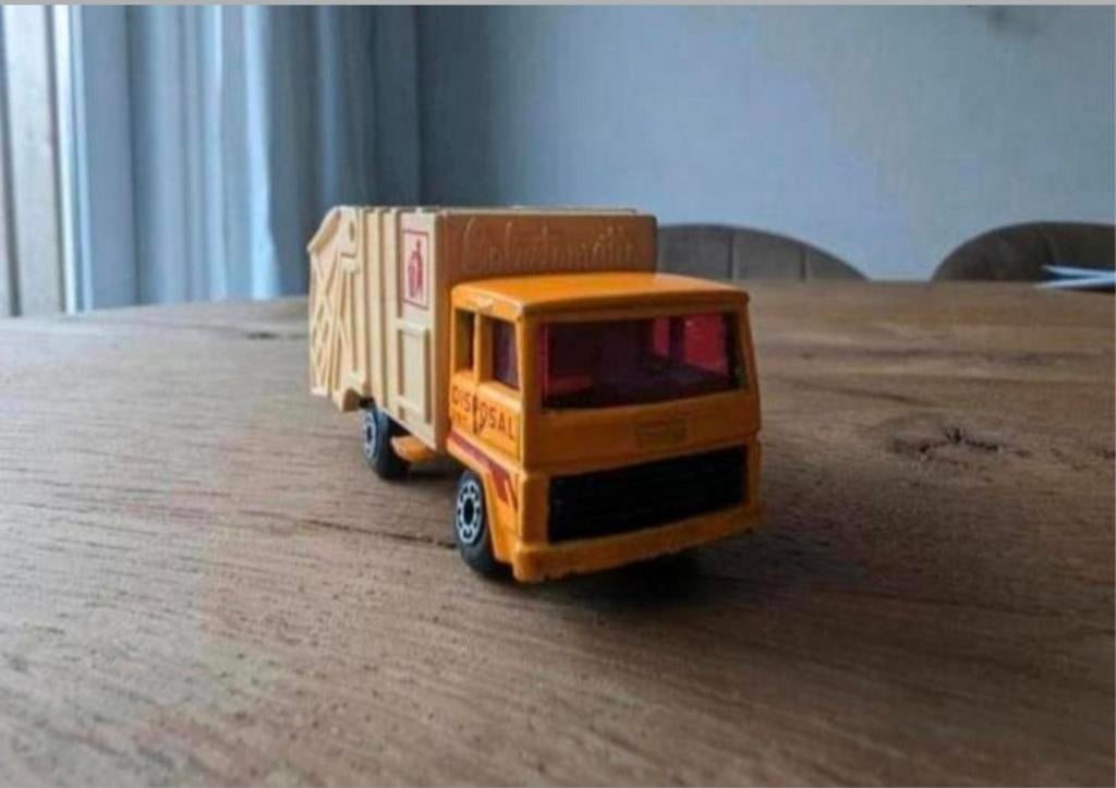 Matchbox Refuse Truck nr. 36 – afvalwagen – 1979, Ophalen of Verzenden, Gebruikt, Bus of Vrachtwagen